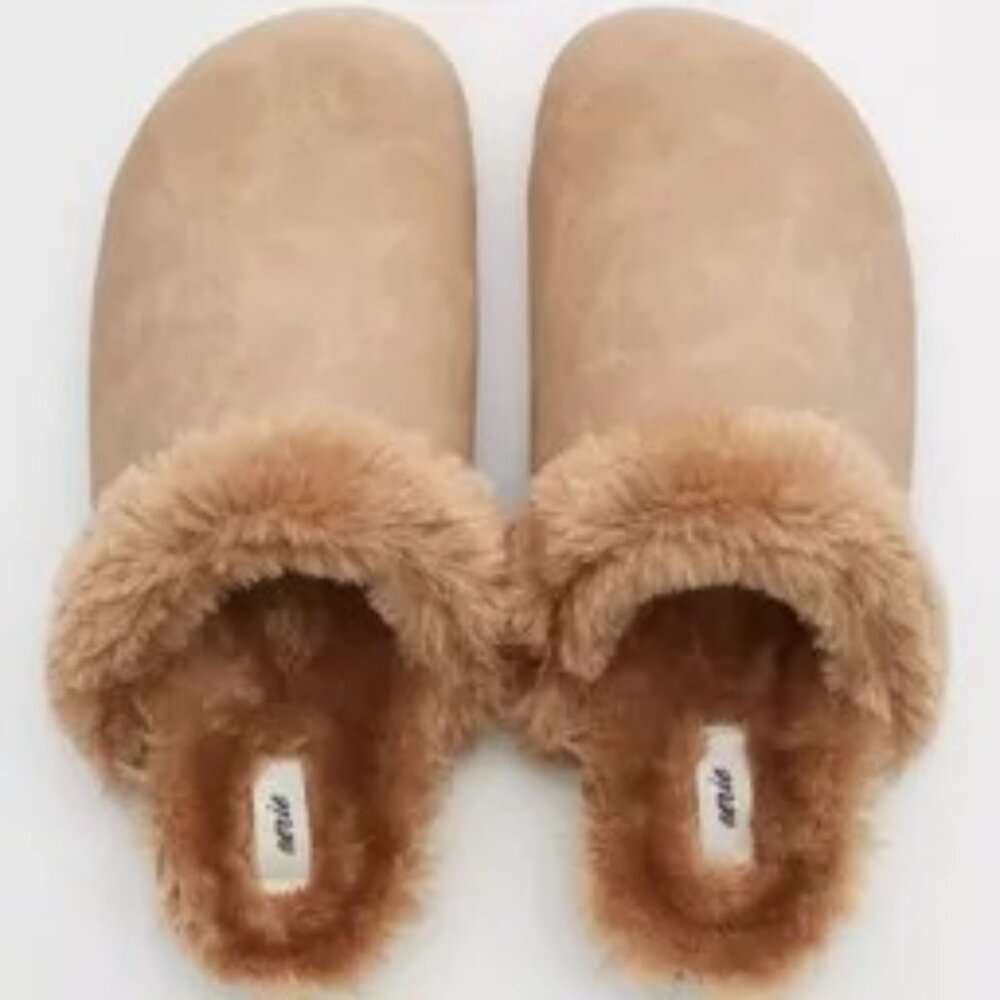New! Aerie Furry Clogs